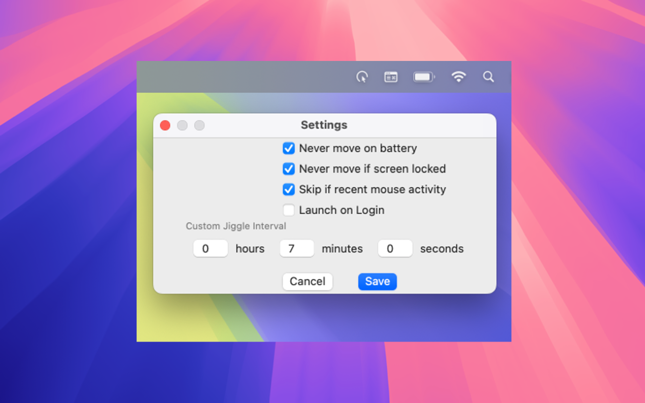 Auto Mouse Jiggler App Screenshot 3